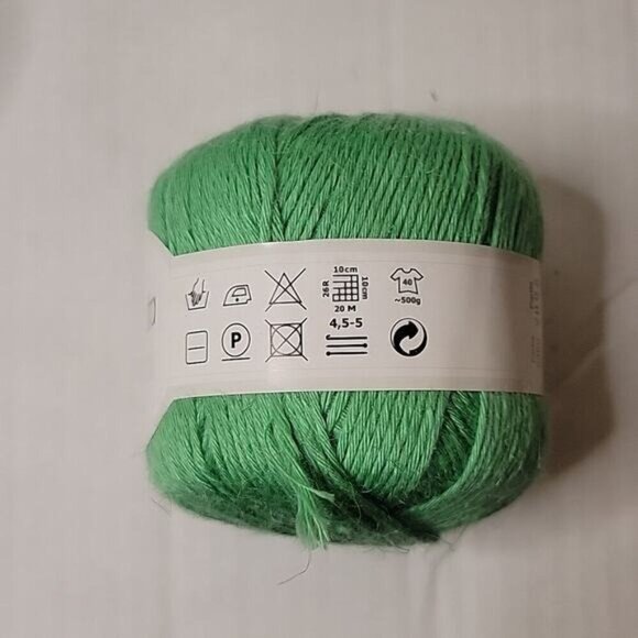 Lot of 8 Skeins Gedifra Korella Discontinued Linen Blend Worsted Yarn Color 8469 - Picture 3 of 4